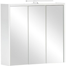 Schildmeyer Palermo 157491 Mirror Cabinet, Matt White, 65 x 16 x 62.7 cm