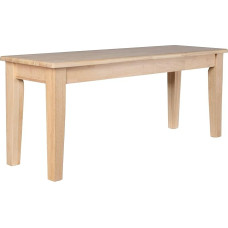 Boraam Shaker Rückenfreie Holzbank - Eiche blond