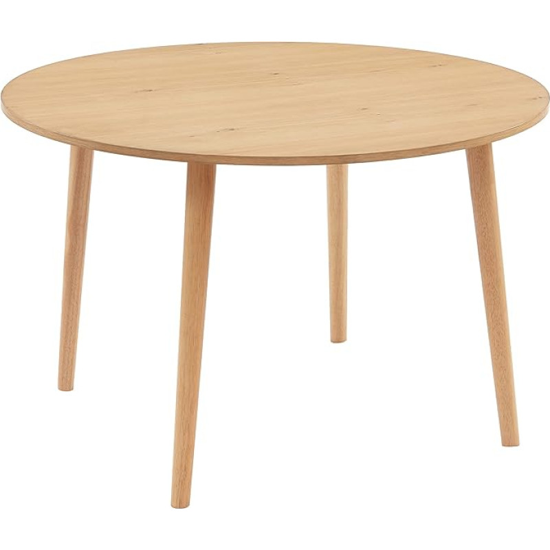 BAÏTA Oratelo Oak Veneer Dining Table 120cm Beech