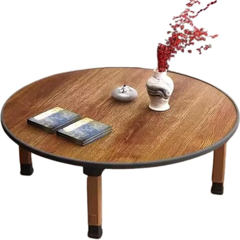 WIKLMOTH Multifunctional Foldable Tea Coffee Table Japanese Style Low Table Dining Table Study Small Desk Tatami Sitting on Floor Bedroom