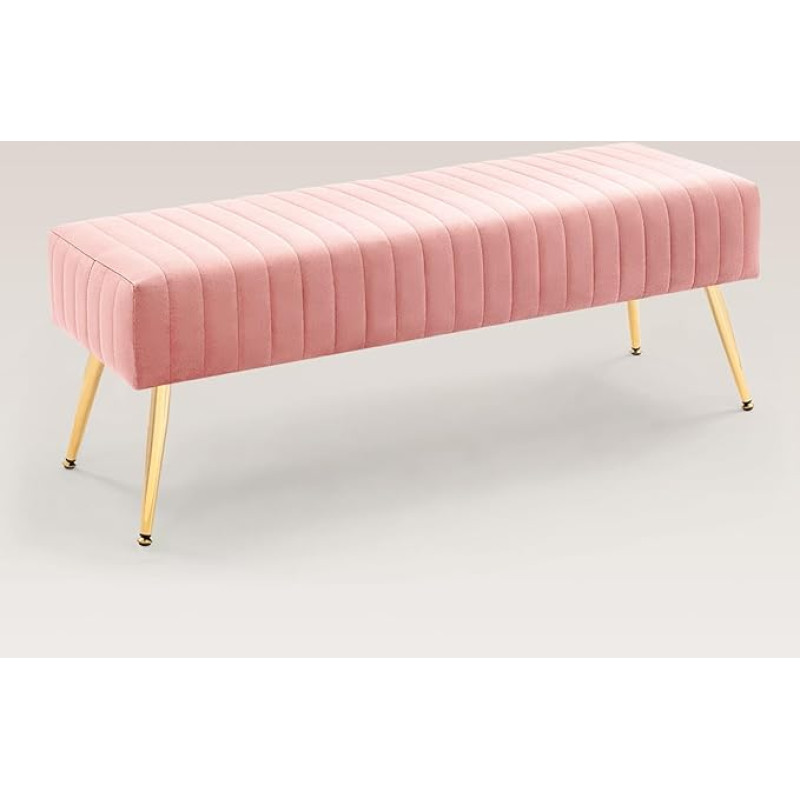 Furnimart Modern Velvet Ottoman Bench 17
