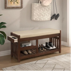 Lexicon Balmoral Bench Dark Walnut