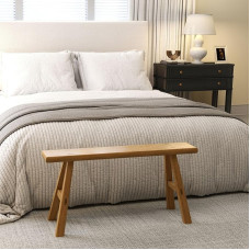 ANQILEE Handmade Solid Wood Bench