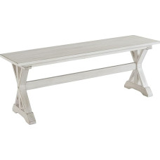 Boraam Jamestown Antique White Dining Bench