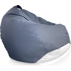 Aiire XXL Bean Bag Outdoor Modern with Filling - Modern Giant Bean Bag for Garden and Pool - Coarse Floor Cushion - Floor Chair - Gaming Bean Bags for Children and Adults Grey