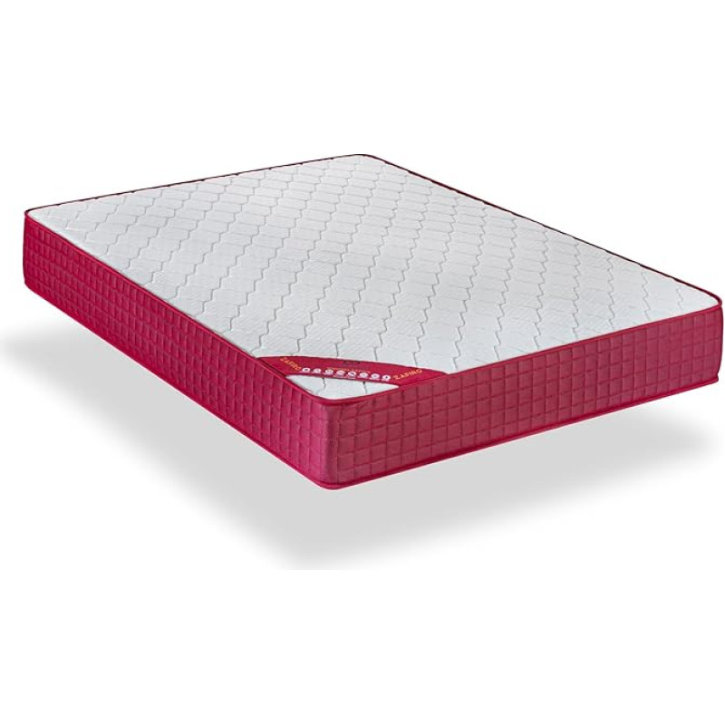 Dormio Viscoelastic Mattress Topper, Memory Foam, Polyester, Red, 90 x 200 cm, H3, Medium Firm