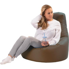 sunnypillow Gaming Bean Bag XXL with Polystyrene Filling Outdoor & Indoor for Children and Adults Bean Bags Seat Cushion Floor Cushion Many Colours to Choose From Brown