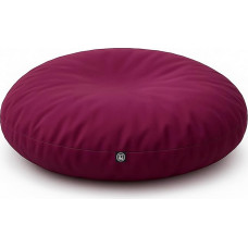 PATCH HOME Patchhome Bean Bag, 2-in-1 Seat Cushion with Zip, Pre-Filled Floor Cushion, Armchair BeanBag Cushion (Wine Red, 100 cm Diameter)