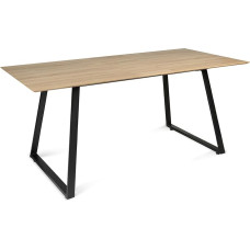 IDMarket - Havana Extendable Rectangular Dining Table 6-8 People Industrial Design 150-180cm