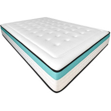 Dreaming Online - Memory Foam Mattress Bio Max Premium with Viscogel 90 x 200 cm, Firm and Comfortable, Thickness 24 cm, Anti-Mite, Antibacterial and Hypoallergenic