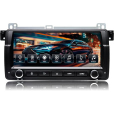 CAWELL Android 13.0 Car Radio for BMW E46 M3 Rover 75 MG ZT with 8.8 Inch IPS Screen Media Receiver 1 DIN Radio Built-in Carplay Android Car Navigation with Bluetooth 4G (Android 13.4 GB + 64 GB)
