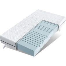 EGO HOME Mattress 90 x 200 cm High 14 cm H2-7-Zone Cold Foam Mattress with Memory Foam, Oeko-Tex Certified, Point Elastic, Back-friendly - Soft Cover with Cloud-Like Feel