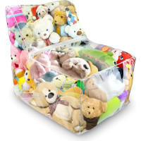 Yartmon Children's Plush Toy Storage, Kids Toddler Armchair (XXL)