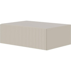 Selsey Veldio Bedside Cabinet Side Table Hanging with Drawer Grey Beige