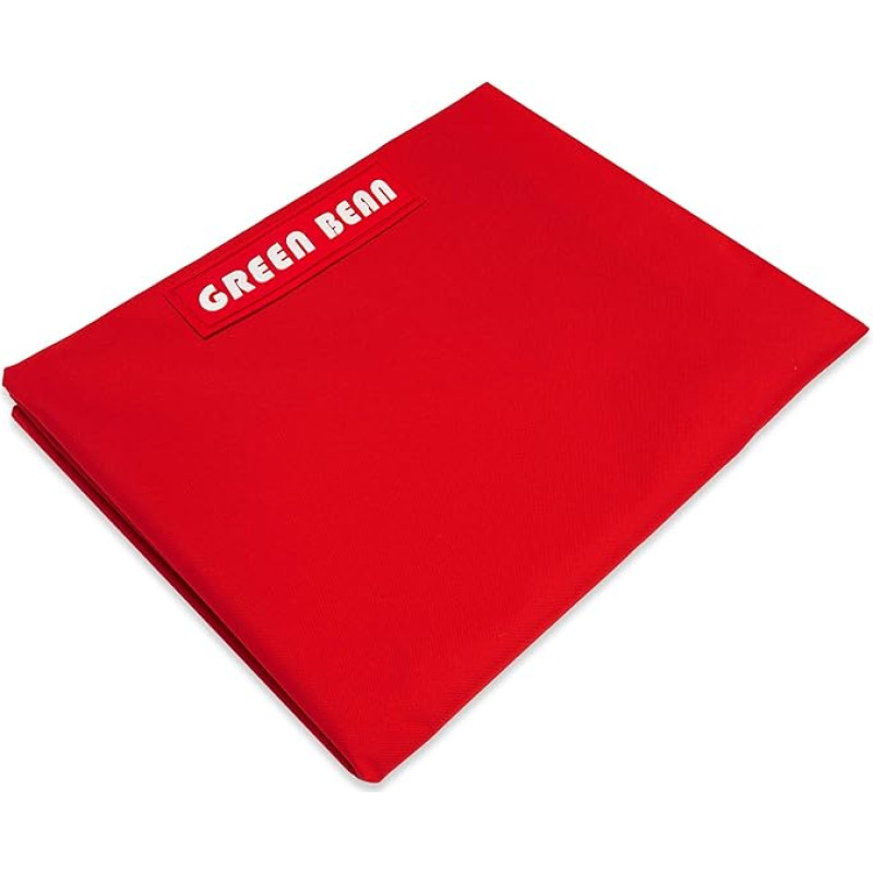 Green Bean© Square XXL Giant Bean Bag Cover, 140 x 180 cm, Polyvinyl Chloride (PVC) or Cotton Cover, Indoor and Outdoor Bean Bag Cover