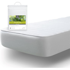Tural - Anti-mite Quilted Reversible Mattress Protector - Padded Mattress Topper/Mite Cover Size 100 x 200 cm