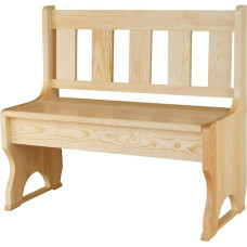 k koma 135 Solid Pine Wood Bench Country House Painted Pine