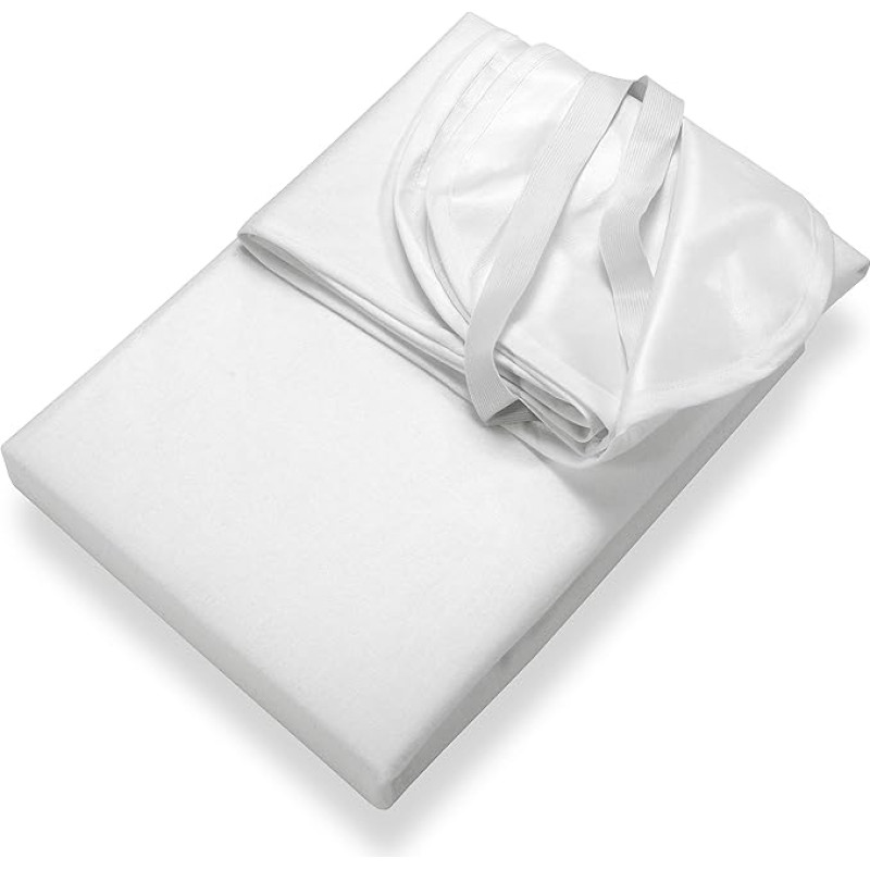 Setex Waterproof Towelling Incontinence Sufferers/for Use As for Hygiene Conscious Mattress Protector Mattress Protection, COTTON, white, 180 cm x 200 cm