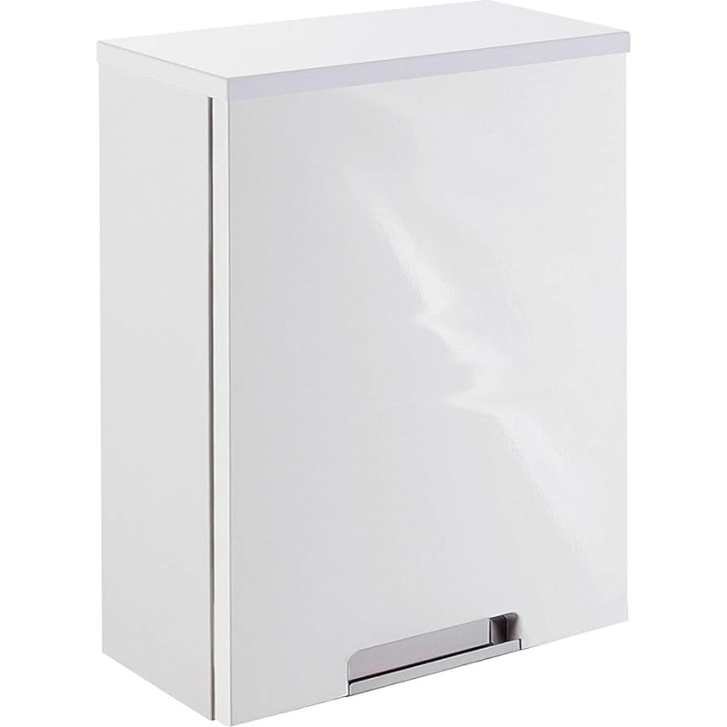 Schildmeyer Rilana 130468 Wall Cupboard Glossy White 46.5 x 33 x 16.5 cm