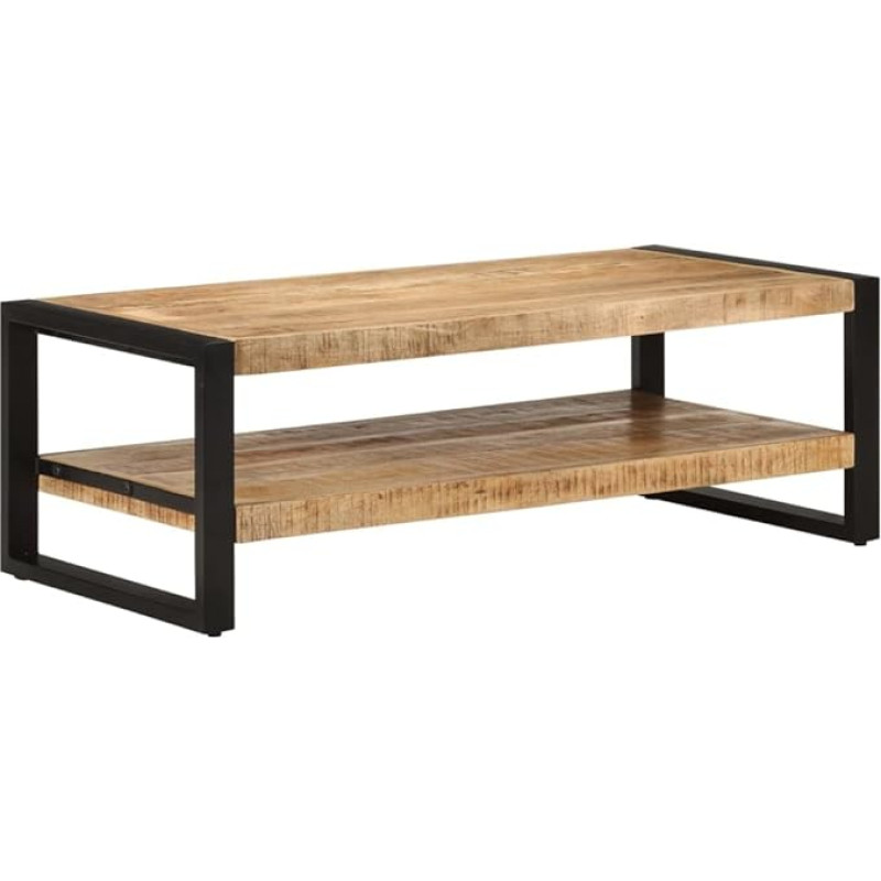 vidaXL Coffee Table Side Table Sofa Table Tea Table Living Room Table Wooden Table Living Room 120 x 55 x 40 cm Solid Wood Mango