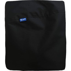 Bruni Classico Bean Bag Cover without Filling - Interchangeable Cover (M, Black)