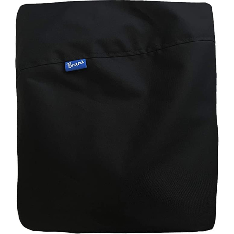 Bruni Classico Bean Bag Cover without Filling - Interchangeable Cover (M, Black)