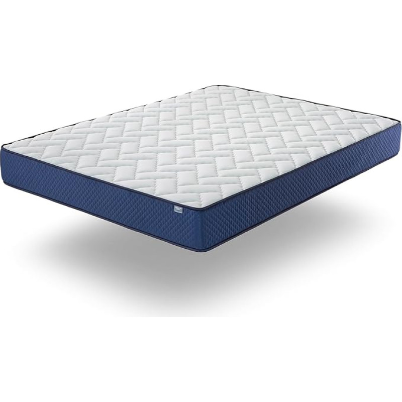 SHAULA Mattress 140 x 200 Deo High 22 cm, Hardness 3 (H3), Foam Core, Adaptive and Medium Strength