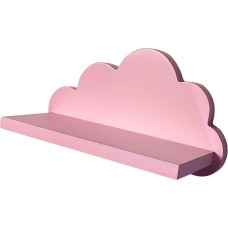 Cloud Shelf for Children's Room - Pink, 1 Piece Large, Easy Assembly