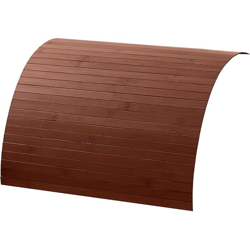 DE-COmmerce® Mocha Bamboo Couch Shelf, 40 x 60 cm, Sofa Tray, Couch Tray, Armrest, Drink Holder, Flex Shelf