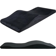 AIROW Eyelash Bed Mattress & Bed Mattress Cover, Foam Eyelash Bed Topper, Ergonomic Curved Eyelashes Lounger Mattress for Spa Massage and Beauty Salon