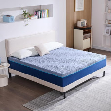 Hiimgo Double Mattress 160 x 190 cm Memory Foam Height 16 cm Orthopaedic Medium Firm 7 Comfort Zones Relief Pressure Point Orthopaedic Mattress Double
