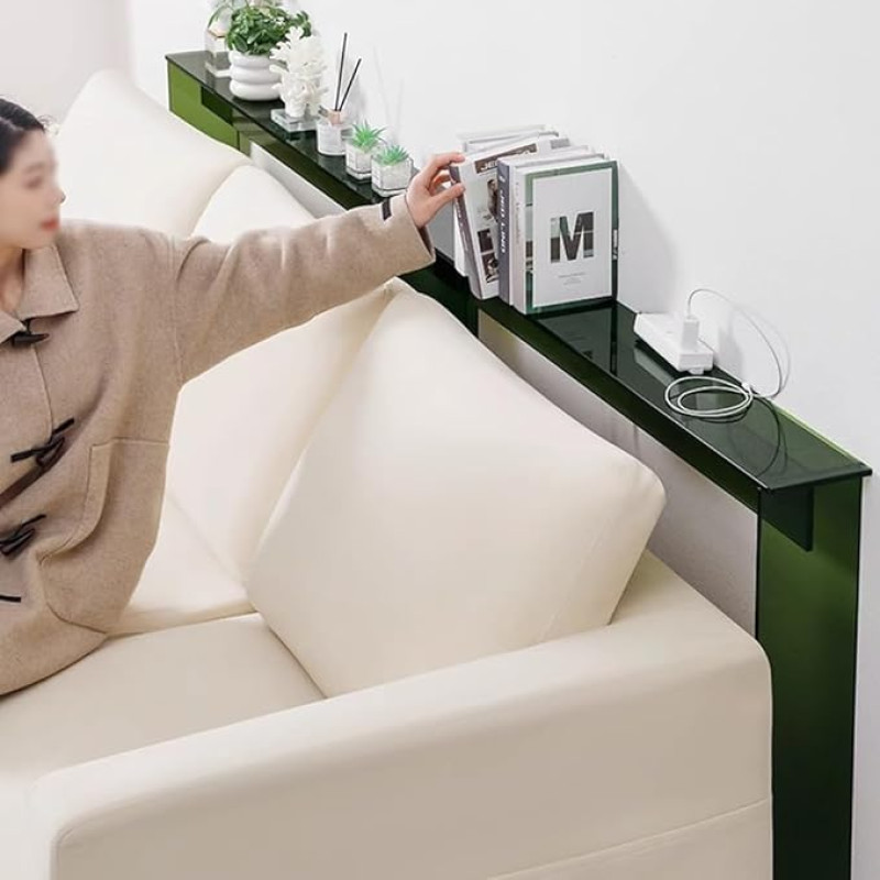 Acrylic Console Sofa Table for Hallway Living Room Bedroom Narrow Couch Side Shelf Entrance Hallway Furniture