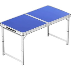 Weißer Klapptisch für Catering, Camping und Buffets – kompakter 99,1 x 50,8 cm Veranstaltungstisch für Hochzeiten, Picknicks und Partys, tragbare Küchenmöbel