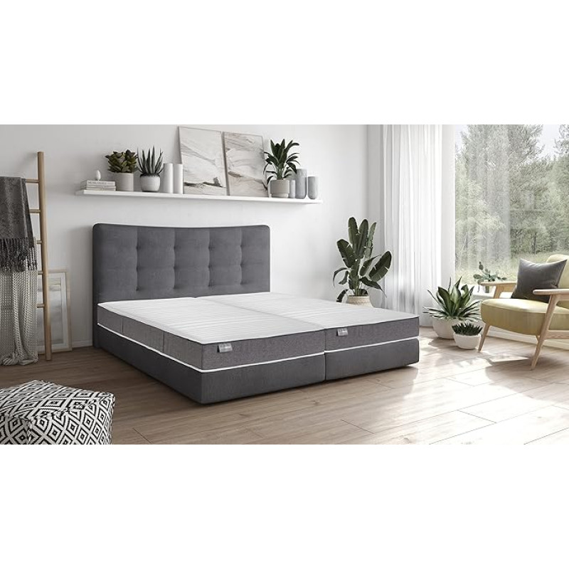 Traumnacht Ergo Trio Orthopaedic 7-Zone Cold Foam Mattress, Hardness 3, Oeko-Tex Certified, 80 x 200 cm, Produced according to German Quality Standard