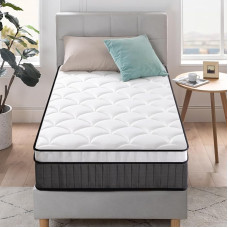 Zinus Conventional Memory Foam Mattress - Single - White