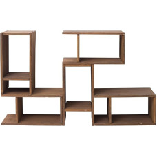 Rebecca Mobili Modern Wooden Shelving Unit for Living Room, Bedroom, Office (Code RE4587)