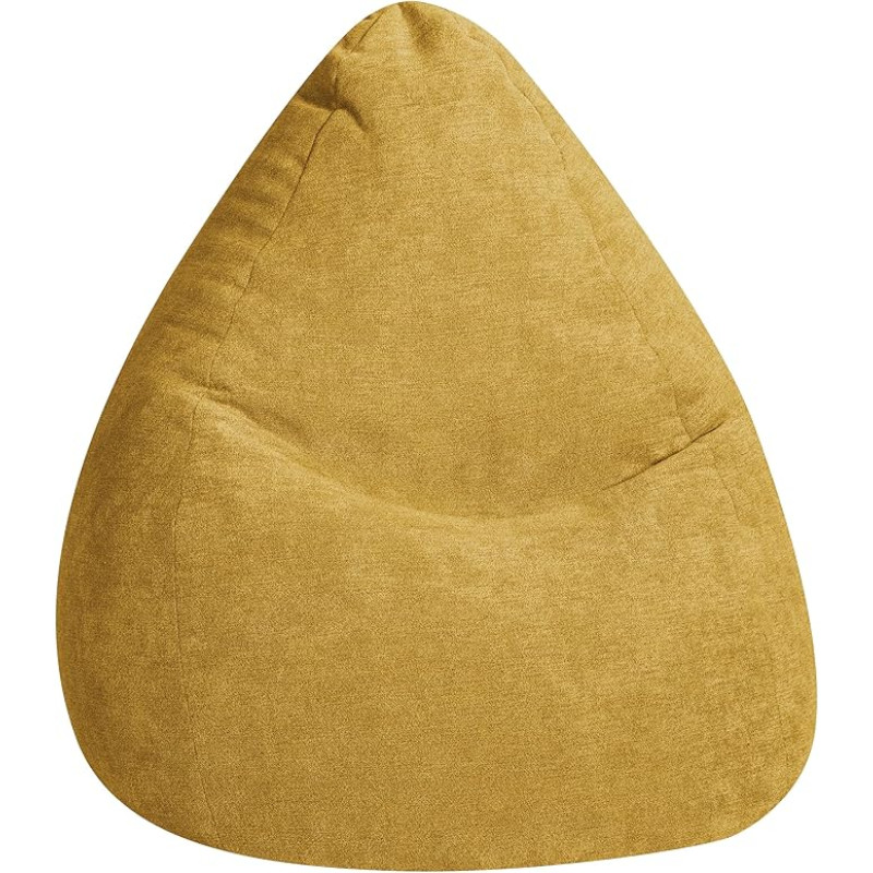Gouchee Home Sitting Point Only by Magma BeanBag ALFA XL Bean Bag, Made in Germany, Mustard