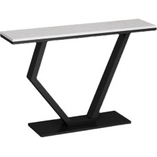 Moderner schwarzer Eingangstisch – vielseitiger Konsolen- und Sofatisch für Wohnzimmer, Flur und Büro – stilvolle dekorative Möbel für mehr Ordnung (80 cm)