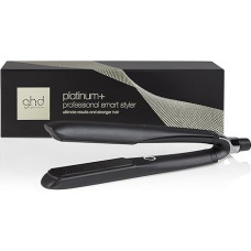 ghd Platinum+ Black Intelligent Professional Hair Straightener, Less Hair Breakage, More Shine and Colour Protection, Ultra Zone Technology, Optimal Comb Temperature 185ºC Homogeneous
