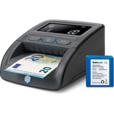 Safescan 155-SX Automatic and Portable Counterfeit Money Detector for Quick Checking of Banknotes - Counterfeit Money Detector with 7 Detection Points - 100% Reliable Counterfeit Money Detector