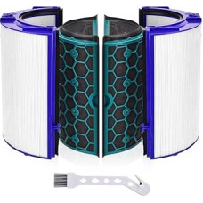 Replacement Filter for Dyson HP04 TP04 DP04 TP05 DP05 Pure Cool, HEPA Air Purifier Filter Accessories, 360 Degree Combination Glass HEPA + Carbon Air Purifier Filter, 969048-03 969048-01