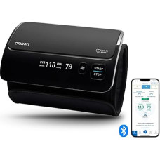 Omron Evolv All-in-One, Digital Upper Arm Blood Pressure Monitor HEM-7600T-E, Wireless, Black