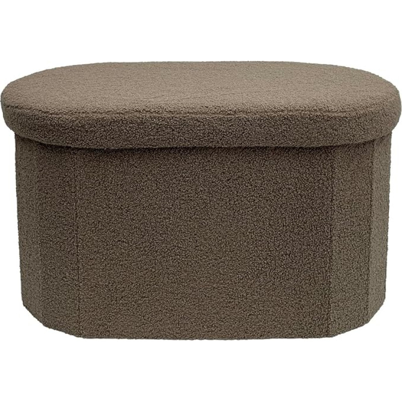 Generico Oval Chest Taupe CM 71 x 40 x 40 cm
