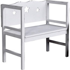 Wooden Bench Shabby Chic Stars Garden Bench Kitchen Bench Vintage Bench mxa044 Palazzo Exclusive