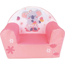 Fun House Club chair for children Mimi Koala made of foam, H 42 x W 52 x D 33 cm, origin France, baby chair, washable cover, children's chair, koala, gift idea from 12 months