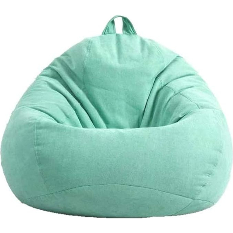 DTLEO Bean Bag Covers Bean Bags Children's Bedroom Living Room Garden (Cover Only) Gaming Bean Bag Indoor Beanbag, Green, M