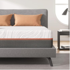 Sweetnight Mattress, h3 Spring Mattress with Clay Pockets and Gel Memory Foam, Mattress for Healthy and Restful Sleep, Height 25 cm (90 x 190 x 25 cm), White