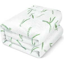 Utopia Bedding Mattress Protector 105 x 190 x 30 cm Waterproof, Viscose Premium Mattress Topper, Oeko-Tex Certified, Breathable, Mattress Protector, All-Round Elastic