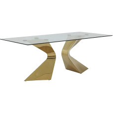 Kare Design Table Gloria Gold 200 x 100 cm
