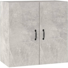 vidaXL Wall Cupboard, Storage Cabinet, Bookcase, Storage Cabinet, Living Room, Bedroom, Concrete Grey, 60 x 31 x 60 cm, Wood Material